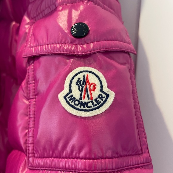 NWOT Pink Mocler Hooded Puff Jacket - Picture 4 of 9